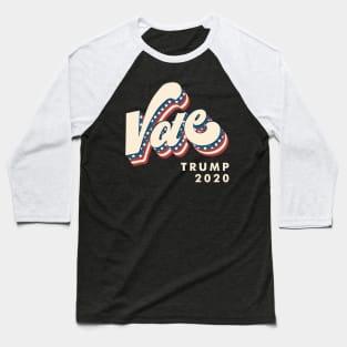 Vote Trump 2020 Baseball T-Shirt